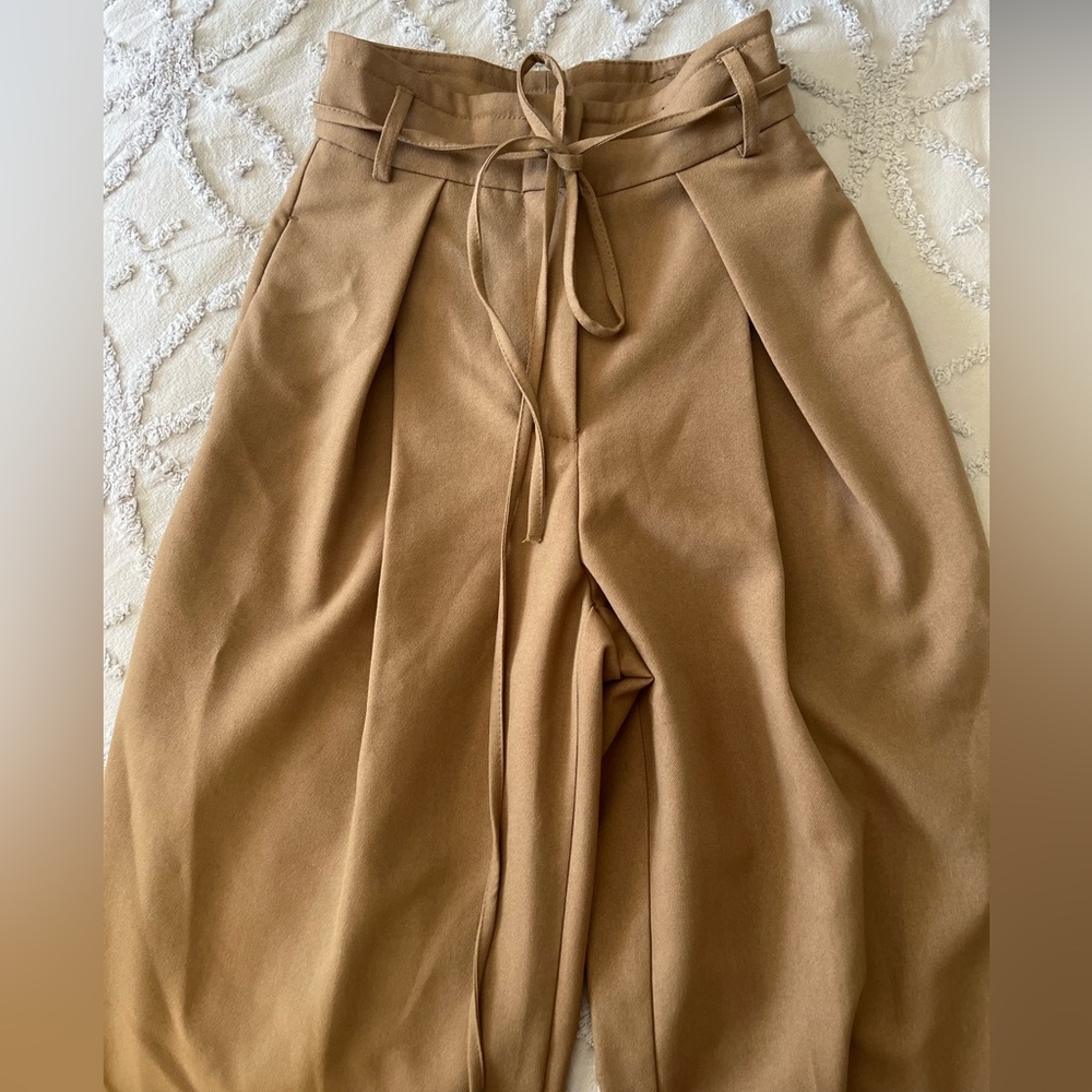 River Island Pleated High Waist Trousers